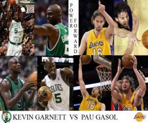 yapboz NBA Finalleri 2009-10, Uzun forvet, Kevin Garnett (Celtics)) Pau Gasol (Lakers vs